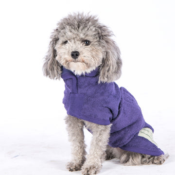 Ruff and Tumble Classic Dog Drying Coat - Heather
